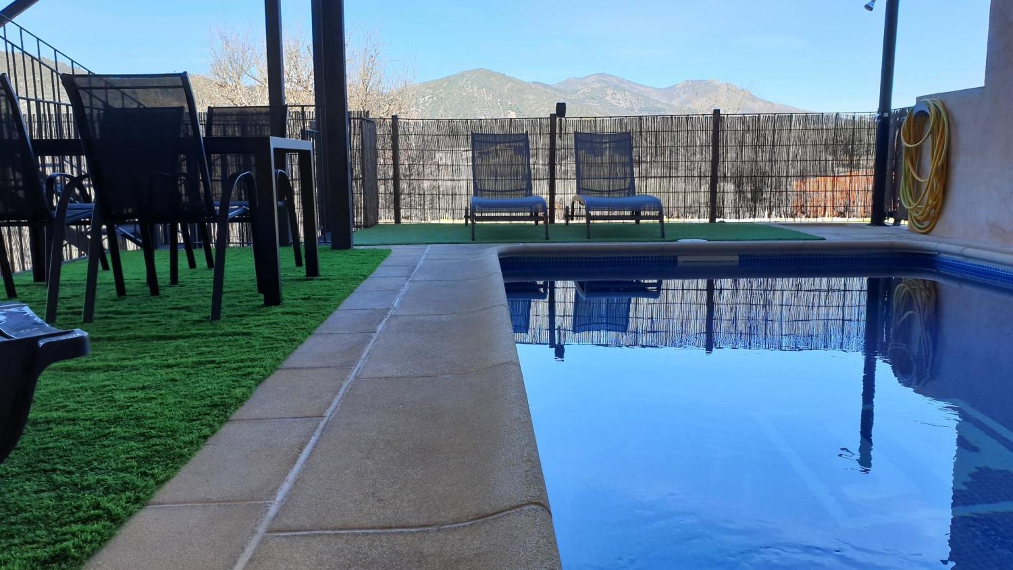 Casa Con Piscina En Parque Nacional De Cabaneros Navas de Estena Exterior foto