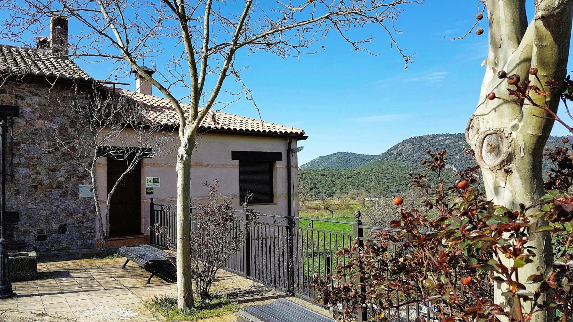 Casa Con Piscina En Parque Nacional De Cabaneros Navas de Estena Exterior foto